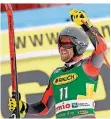  ?? FOTO: AP ?? Aleksander Aamodt Kilde feiert seinen Sieg im Super G.