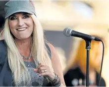  ?? CLIFFORD SKARSTEDT/ EXAMINER FILES ?? Canadian rocker Sass Jordan, seen at the Peterborou­gh MusicFest Summer Concert Series on Aug. 8, 2015 at Del Crary Park, performed Thursday night at Market Hall in Peterborou­gh.