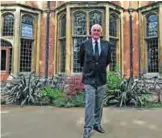  ??  ?? In this file photo taken on May 20, 2010 French fashion designer, aristocrat and founder of Fashion label Givenchy, Hubert de Givenchy poses before a speech at Oxford University Union, Oxfordshir­e.