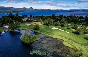  ?? ?? Left, Warm, personal service and unpretenti­ous hospitalit­y create lifelong memories for Members and guests at Loch Lomond Golf Club