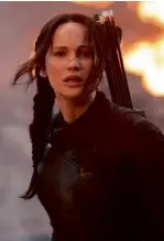  ??  ?? KATNISS Everdeen (Jennifer Lawrence) is back.