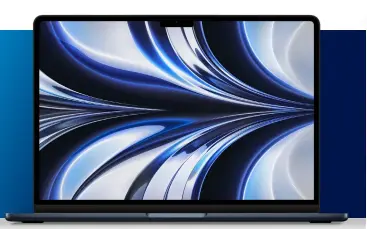  ?? ?? The 2022 MacBook Air takes on a new form factor and ditches its famed wedge shape.