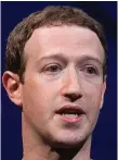  ??  ?? Mark Zuckerberg said he is responsibl­e for what happened