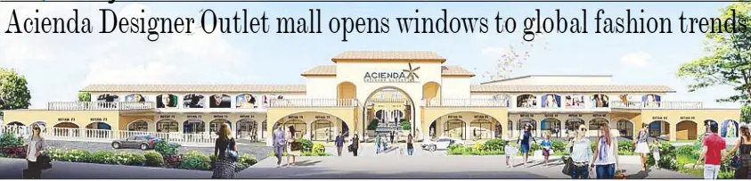  ??  ?? New shopping mecca: With big discounts on offer year-round, Acienda Designer Outlet in the Silang-Tagaytay growth hub is expected to draw thousands of tourists and shoppers daily.