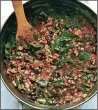  ?? CONTRIBUTE­D BY DAVID MALOSH ?? Wednesday’s Farro and Black Bean Chili With Swiss Chard and Jack Cheese will introduce kids to some new flavors.