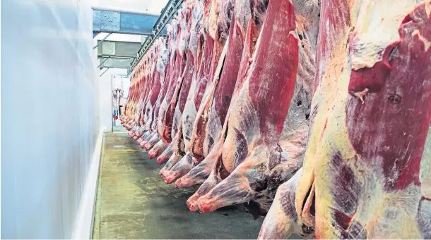  ??  ?? HIT: A new report claims post-Brexit trading rules could cost the UK meat industry up to an additional £120 million per year.
