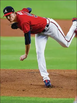  ?? PHOTOS BY CURTIS COMPTON / CURTIS.COMPTON@AJC.COM ?? Braves left-hander Max Fried is expected to start Game 1 of a best-of-three wild-card round at Truist Park next week.