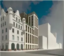  ??  ?? An artist’s impression of the 157-bed hotel