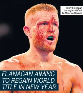  ??  ?? Terry Flanagan during his defeat to Maurice Hooker