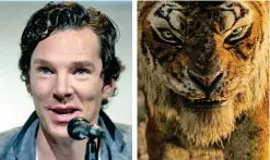  ?? BENEDICT CUMBERBATC­H / Interpreta a Shere Khan ??