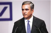  ?? PHOTO: REUTERS ?? The joint leadership of Anshu Jain and Juergen Fitschen held back the Frankfurt-based bank, said Hans Michelbach, a legislator in Merkel’s Christian Democratic-led bloc