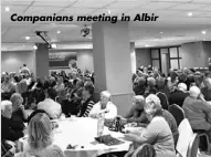  ??  ?? Companians meeting in Albir