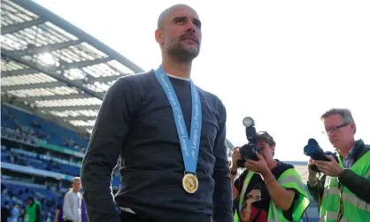  ??  ?? Pep Guardiola has won two Premier League titles since arriving at Manchester City in 2016. Photograph: Tom Jenkins/The Guardian