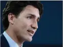  ??  ?? Trudeau