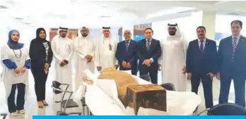  ?? — KUNA ?? KUWAIT: Kuwait returns smuggled Pharaoh-esque artifact to Egypt.