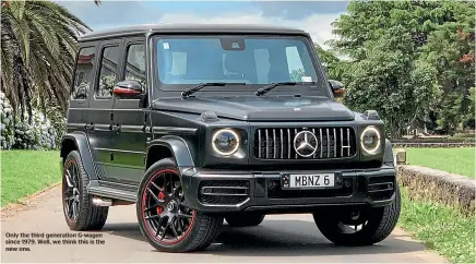  ??  ?? Only the third generation G-wagen since 1979. Well, we think this is the new one.