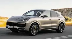  ?? BILD: SN/PORSCHE ?? Sport-SUV ab 92.000 Euro: der dritte Cayenne.