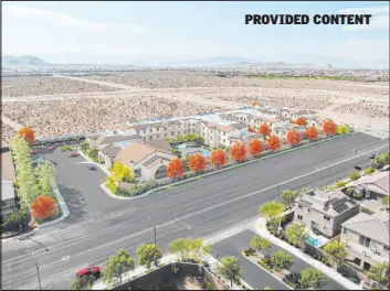  ?? Nevada HAND ?? Nevada HAND is breaking ground on a 125-unit affordable housing community dedicated to low-income seniors at the corner of Buffalo Drive and Cactus Avenue.