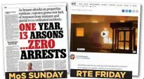  ?? ?? MoS SUNDAY RTE FRIDAY first PAst tHe Post: Our story next to RTÉ’s; Award-winning journalist Debbie McCann, left; and Reynolds