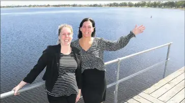  ?? ?? MILESTONE: Henley On Lake Wallace committee members Lizzie Kelm and Rebecca Heath are ready to celebrate 100 years of the annual event.