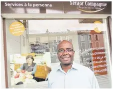  ??  ?? Franck Coffi ouvre son agence de services à domicile pour personnes âgées sous la franchise Senior Compagnie.