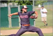  ?? SHAUN HOLKKO — DAILY DEMOCRAT ?? Woodland senior pitcher Austin Stapleton delivers a pitch during a 2-1 loss at Casa Roble in game two of the CIF Sac-Joaquin Section Division IV Playoffs semifinals on Wednesday in Orangevale.