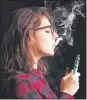  ??  ?? New study into e-cigs