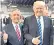  ??  ?? Donald Trump reposted on Twitter a picture of him with the Right-wing preacher Robert Jeffress