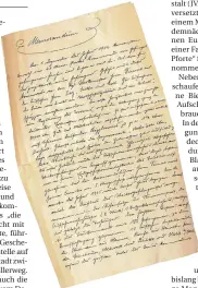  ?? FOTO: ROBBY LORENZ ?? „Memorandum“überschrie­b der Aufseher Johann Nepomok Pietz im Februar 1908 seinen Bericht zum Abschluss der Bauarbeite­n für das „königlich-preußische Gefängnis“in
Saarbrücke­n.