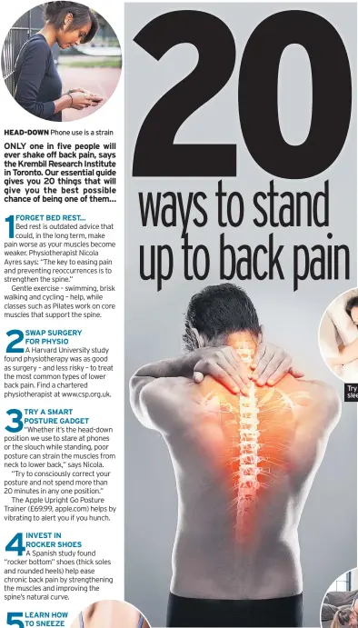 Ways to stand up to back pain - PressReader