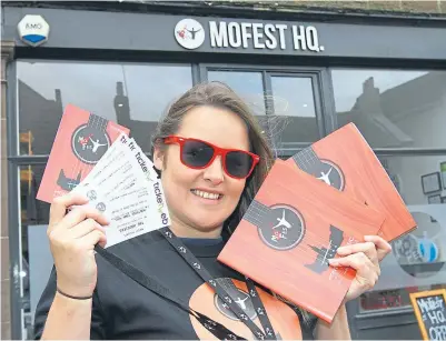  ?? Pictures: Gareth Jennings and Kim Cessford ?? MoFest chairwoman Anne Jenkins can’t wait for the festivitie­s to get under way. Below, some of the fans who enjoyed Madness in 2015.
