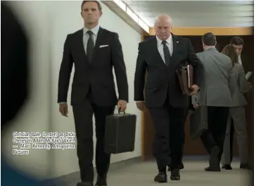  ?? — Matt Kennedy, Annapurna Pictures ?? Christian Bale (centre) as Dick Cheney in Adam McKay’s ‘Vice’.