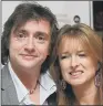  ??  ?? ACCIDENT: Richard Hammond with wife Mindy, who ‘almost went to pieces’ after his latest crash.