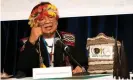  ?? Photograph: Arnold Jerocki/Getty ?? ‘We seek to build a new alliance with equal rights on equal terms,’ José Gregorio Díaz Mirabal told the IUCN congress in Marseille.