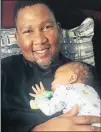  ?? Picture: INSTAGRAM ?? FATHER’S PRIDE: Mandla Mandela and his son, Mntwanenko­si Mandela Ikraam Mandela