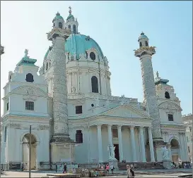 ??  ?? Karlskirch­e: Touristenm­agnet und beliebtes Ziel der Wiener