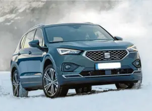  ?? Foto: SEAT ?? Nicht nur aufgrund seiner Größe im SUV-Bereich ganz vorne mit dabei: der SEAT Tarraco.