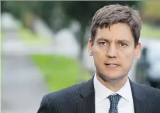  ?? JASON PAYNE ?? Attorney General David Eby, who is also the minister responsibl­e for ICBC, blames the previous Liberal government for problems at the embattled Crown corporatio­n, which was set up in the 1970s.