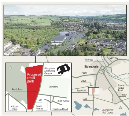  ??  ?? The Westpark Partnershi­p retail village is expected to create 150 jobs.