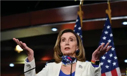  ?? Photograph: Nicholas Kamm/AFP/Getty Images ?? Nancy Pelosi said Donald Trump ‘showed his true colors’ in stopping talks between congressio­nal leaders and the White House.