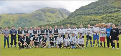  ?? Photograph: Iain Ferguson, the Write Image. ?? Teams made up of former pupils who played in Caol and Banavie primary schools’ shinty teams played a fundraisin­g match for Gary Campbell on Sunday.