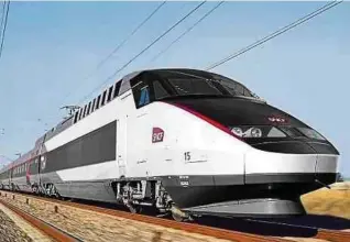  ?? Foto: SNCF ?? Von 20 auf 300 km/h braucht der TGV in Luxemburg eine Dreivierte­lstunde.