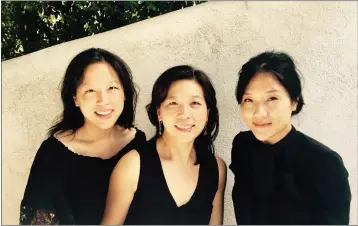  ?? PHOTO CONTRIBUTE­D ?? The Lee Trio: Lisa, violin; Angela, cello; and Melinda, piano.