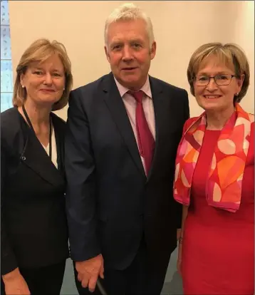  ??  ?? Local MEP and Vice President of the European Parliament, Mairead McGuinness, is pictured meeting Louth TD Fergus O’ Dowd who visited Brussels as part of a delegation from the British Irish Parliament­ary Assembly. McGuinness and O’Dowd, Chair of the...