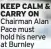  ?? ?? KEEP CALM & CARRY ON Chairman Alan Pace must hold his nerve at Burnley
