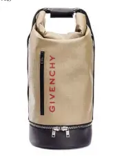  ?? GIVENCHY ?? Canvas and leather backpack price upon request