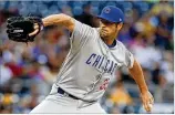  ?? GETTY IMAGES 2018 ?? Cole Hamels was limited by an oblique strain last season but posted a 3.81 ERA.