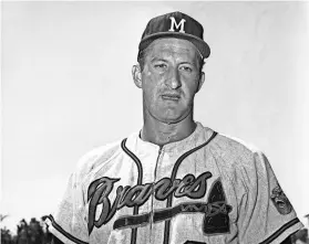  ?? AP FILE PHOTO ?? Uecker, shown in 1964, likes to joke about the fact that he led the league in passed balls in 1967 despite playing in 59 games.