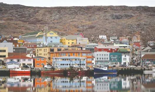  ?? STEPHANE DE SAKUTIN/AFP GETTY IMAGES ?? Saint-pierre boasts a picturesqu­e harbour. Europe's most westerly outpost is less than an hour's ferry ride from Fortune, Newfoundla­nd.