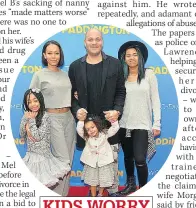  ?? KIDS WORRY Belafonte with Mel and children ??